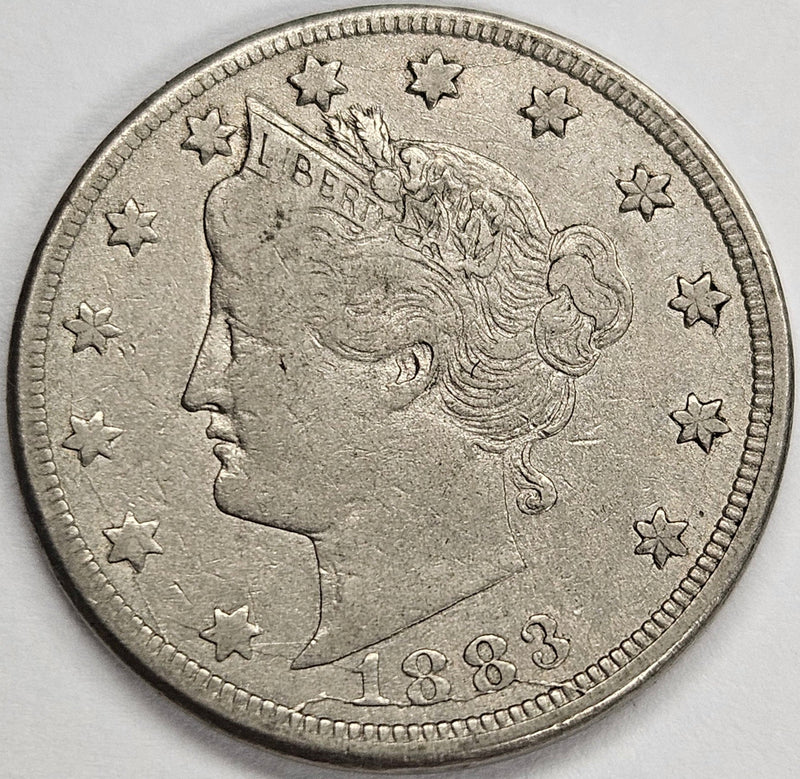 1883 CENTS Liberty Nickel Very Fine