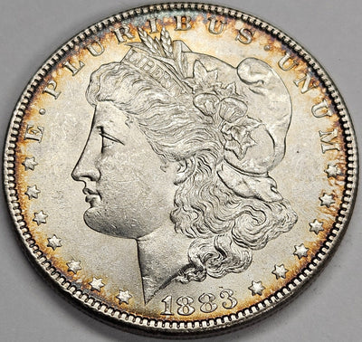 1883 Morgan Dollar Choice BU+