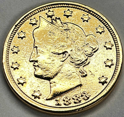 1883 Racketeer Liberty Nickel Very Fine