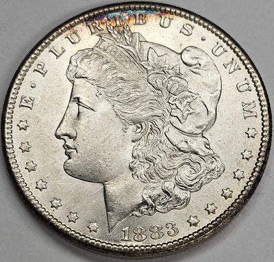 1883-CC Morgan Dollar Choice BU+