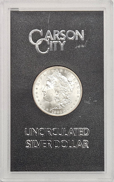 1883-CC Morgan Dollar GSA Case Choice BU+
