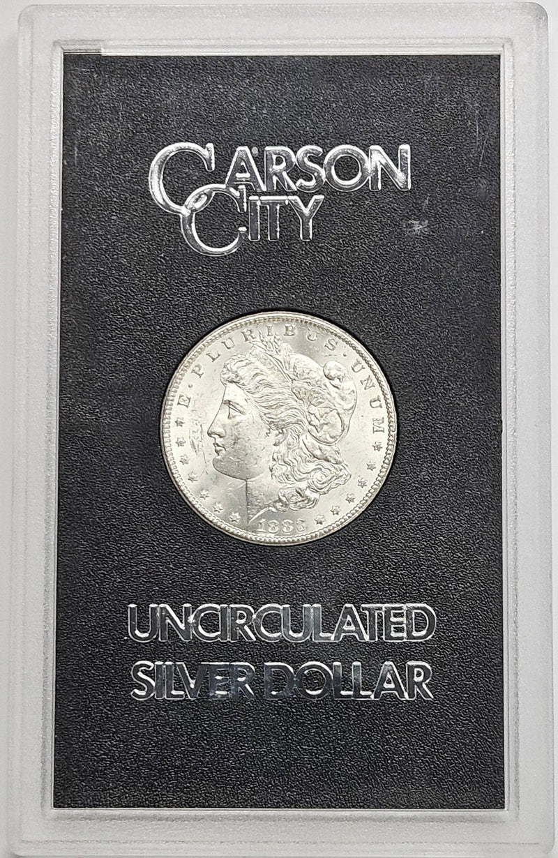 1883-CC Morgan Dollar GSA Case Choice Brilliant Uncirculated