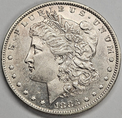 1883-O Morgan Dollar Choice AU Prooflike