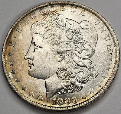 1883-O Morgan Dollar Gem BU Color!