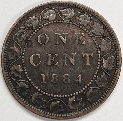 1884 Canadian Cent Very Fine