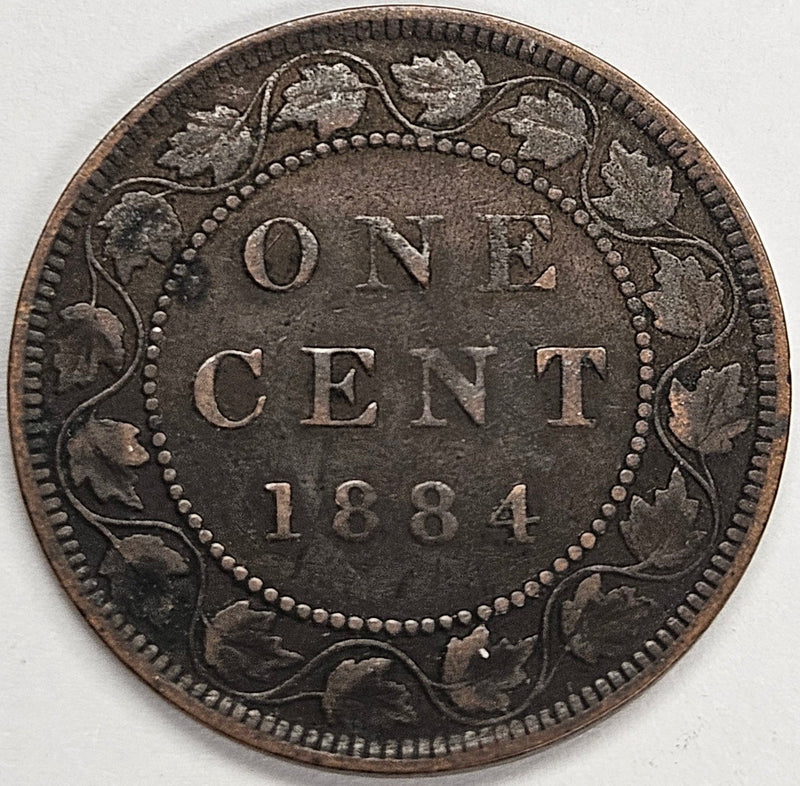 1884 Canadian Cent Very Fine
