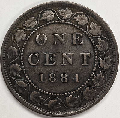 1884 Canadian Cent Extremely Fine