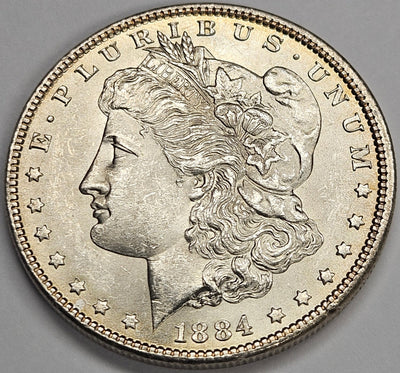 1884 Morgan Dollar Choice Brilliant Uncirculated