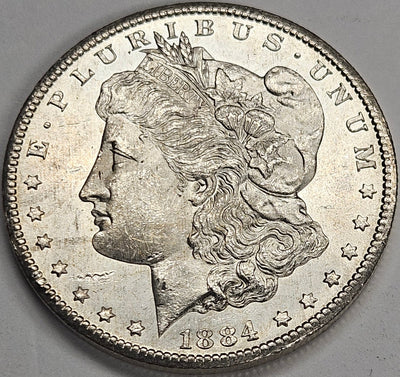 1884-CC Morgan Dollar Choice Brilliant Uncirculated