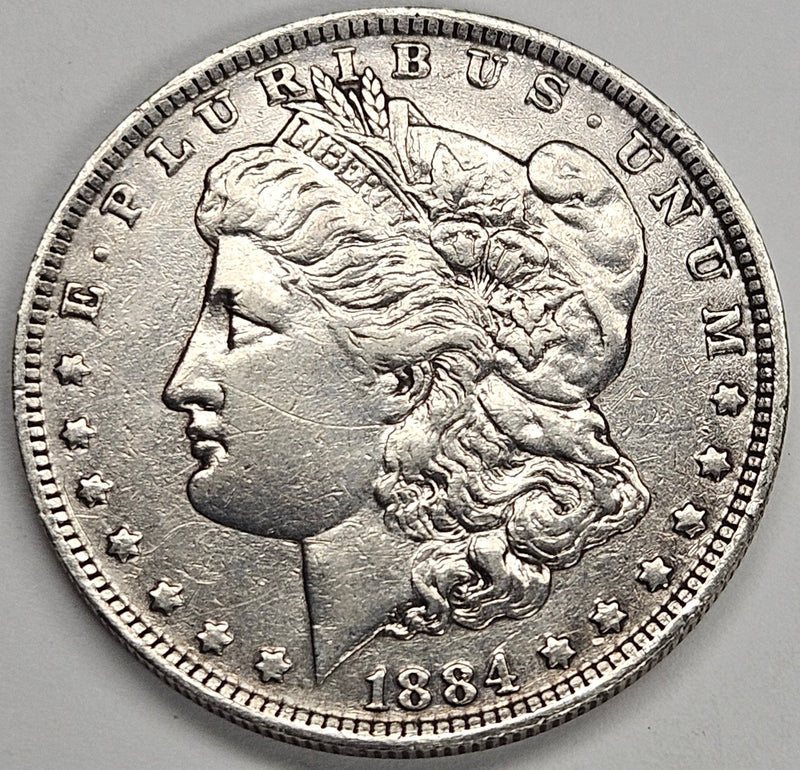 1884-O Morgan Dollar AU polished
