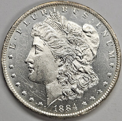 1884-O Morgan Dollar Choice BU Deep Mirror Prooflike