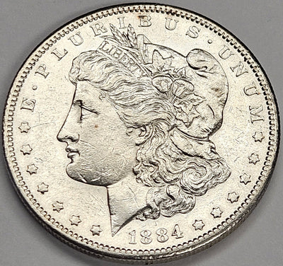 1884-S Morgan Dollar Choice About Uncirculated