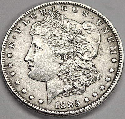 1885 Morgan Dollar Choice About Uncirculated