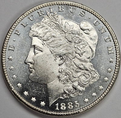 1885 Morgan Dollar Choice BU+ Prooflike