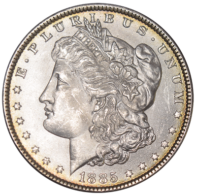 1885 Morgan Dollar Gem Brilliant Uncirculated