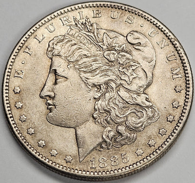 1885-S Morgan Dollar About Uncirculated