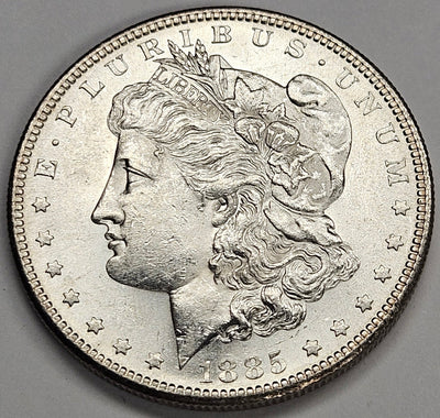 1885-S Morgan Dollar Select BU+