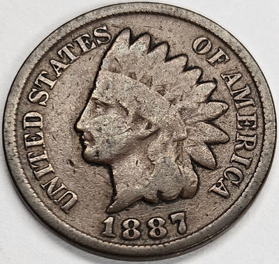 1887 Indian Cent Good