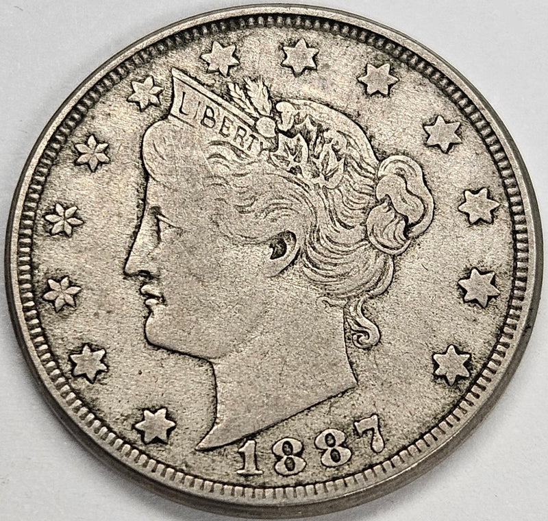 1887 Liberty Nickel . . . . Very Fine