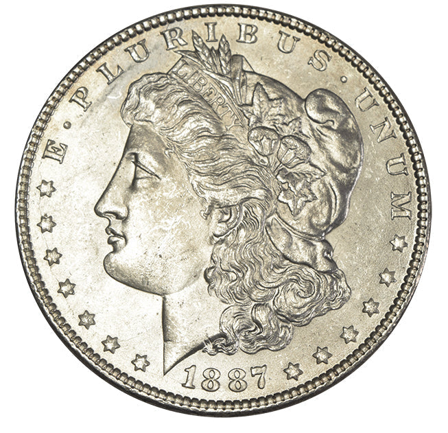 1887 Morgan Dollar . . . . Gem Brilliant Uncirculated