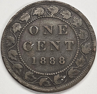 1888 Canadian Cent Very Fine