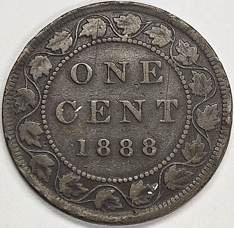 1888 Canadian Cent Very Fine