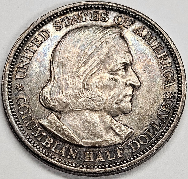 Columbian Half 1892 . . . . Select BU Toned