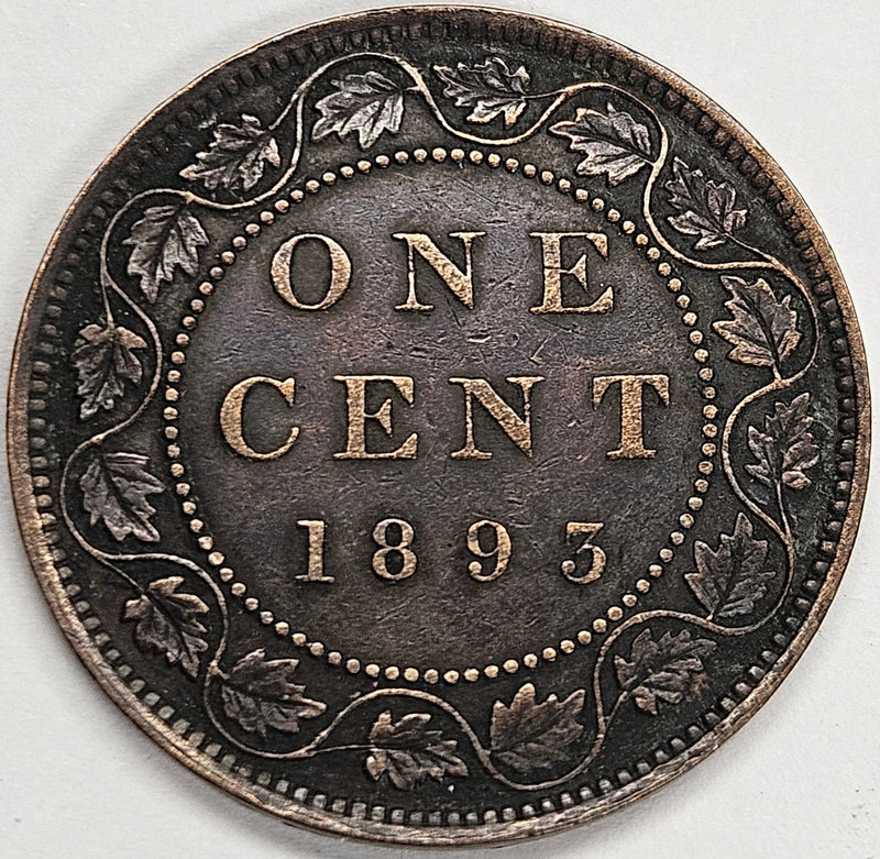 1893 Canadian Cent Extremely Fine