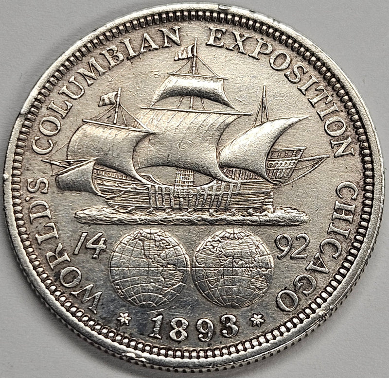 Columbian Half 1893 . . . . AU polished