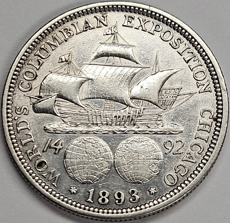 Columbian Half 1893 . . . . Choice About Uncirculated