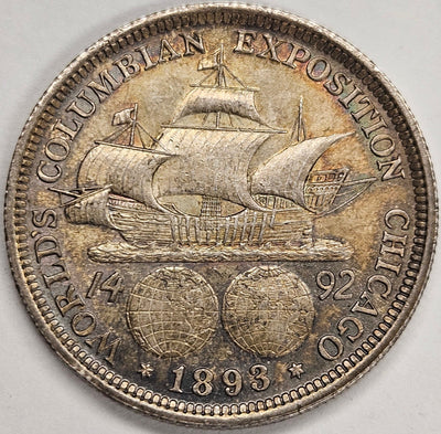 Columbian Half 1893 Choice Uncirculated Toned