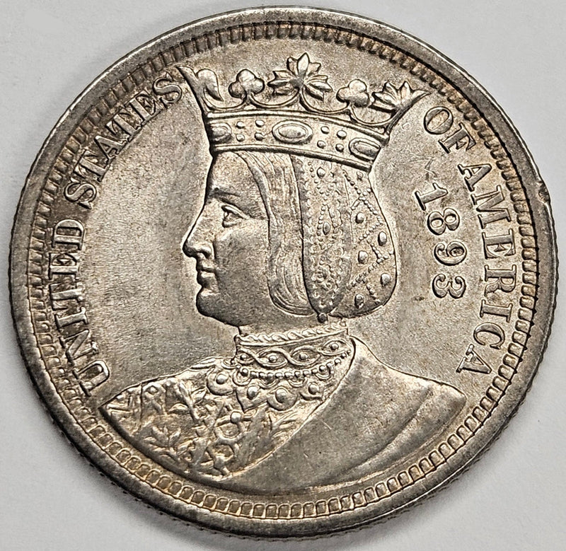 Isabella Quarter 1893 Choice Brilliant Uncirculated