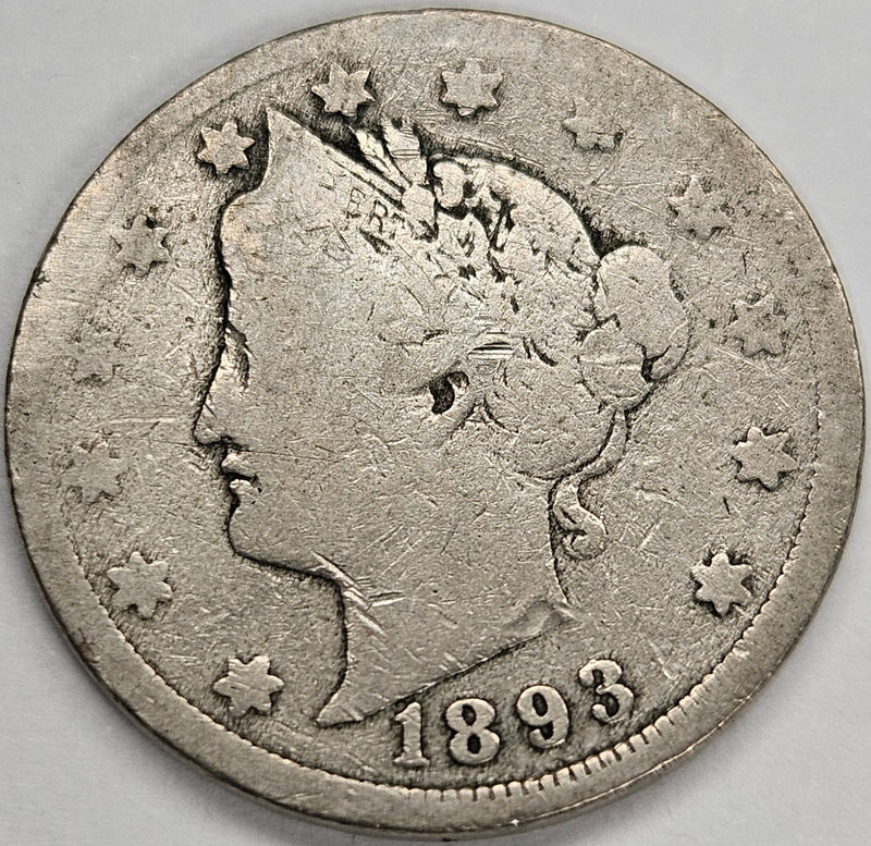 1893 Liberty Nickel . . . . Very Good