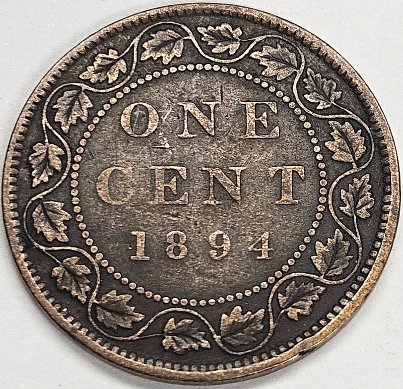 1894 Canadian Cent Very Fine