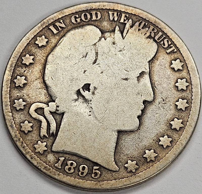1895 Barber Half . . . . Good