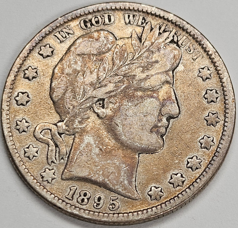 1895 Barber Half . . . . VF/XF