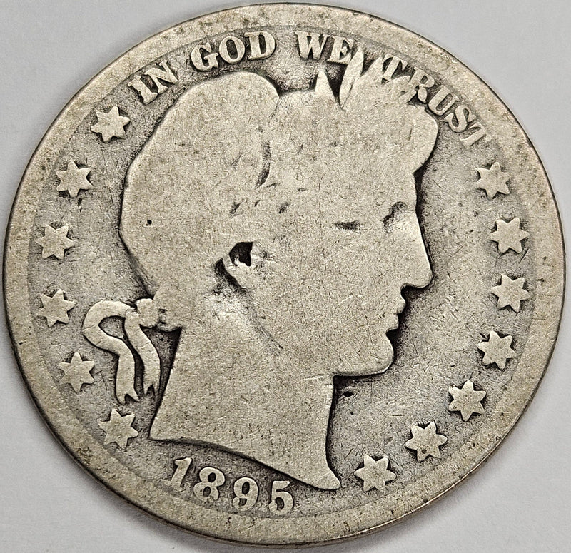 1895-O Barber Half About Good