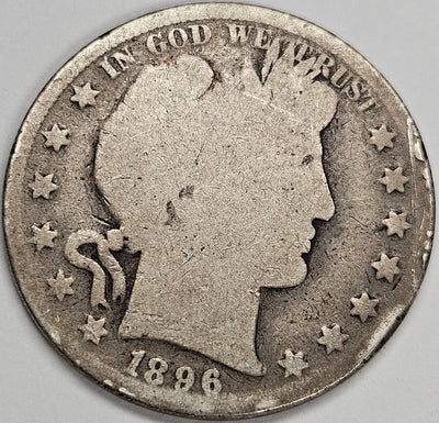 1896 Barber Half About Good