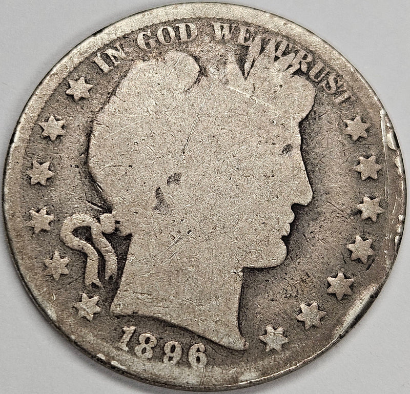 1896 Barber Half About Good