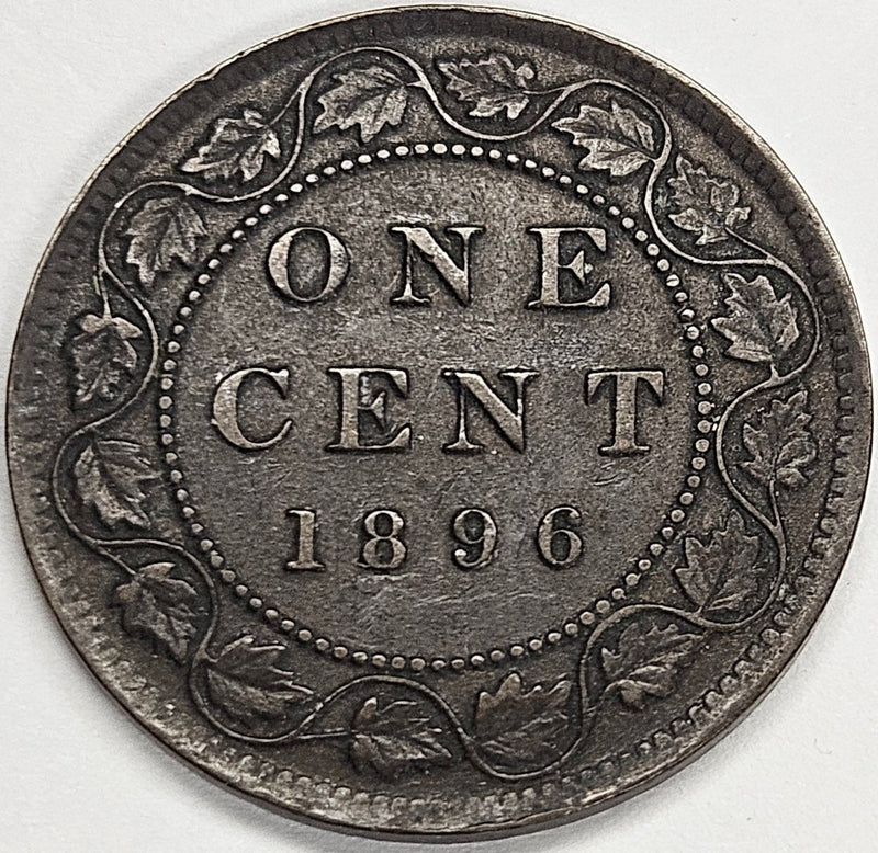 1896 Canadian Cent Choice About Uncirculated