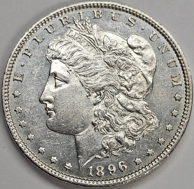 1896 Morgan Dollar Choice AU Prooflike