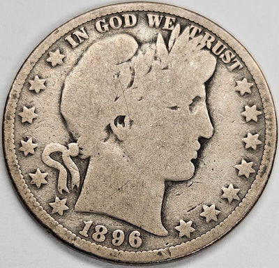 1896-O Barber Half Good