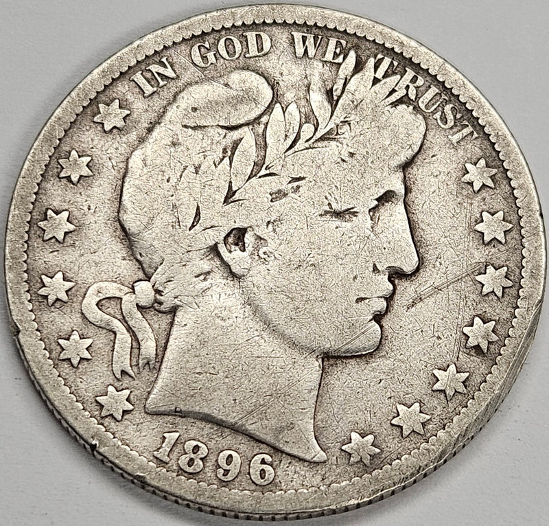 1896-O Barber Half` . . . . VG/Fine