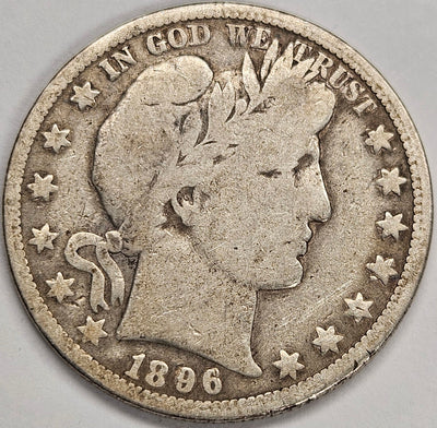 1896-O Barber Half Very Good