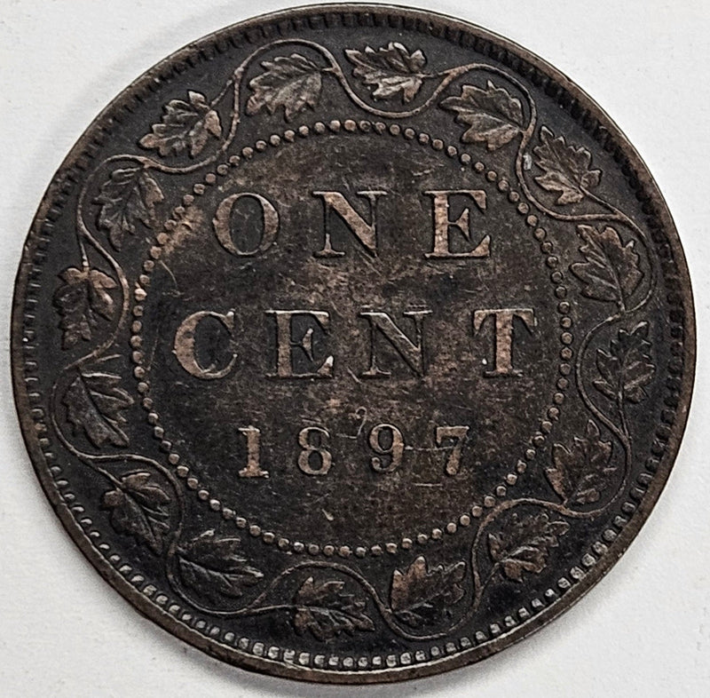1897 Canadian Cent Extremely Fine