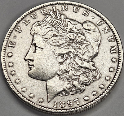 1897-O Morgan Dollar AU polished