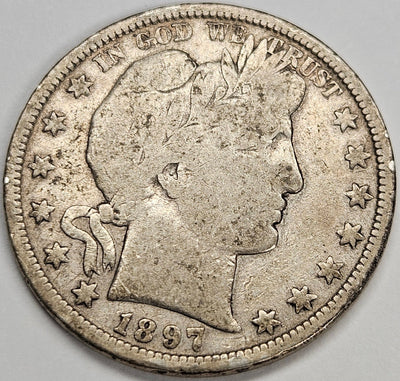 1897-S Barber Half Very Good