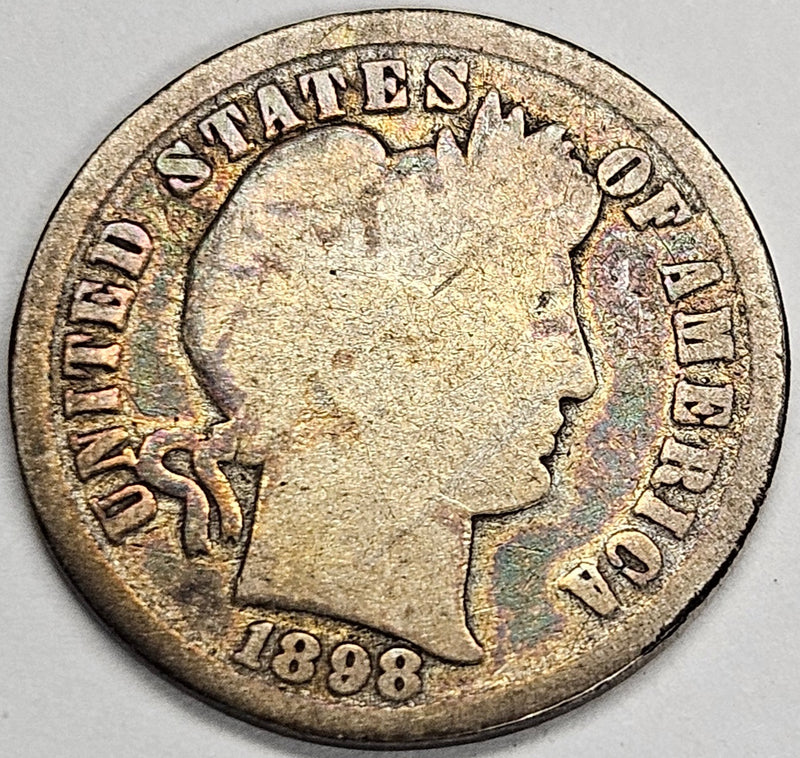 1898 Barber Dime . . . . Good