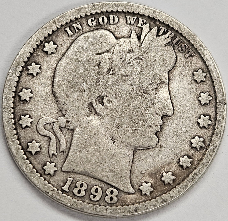 1898 Barber Quarter . . . . Good