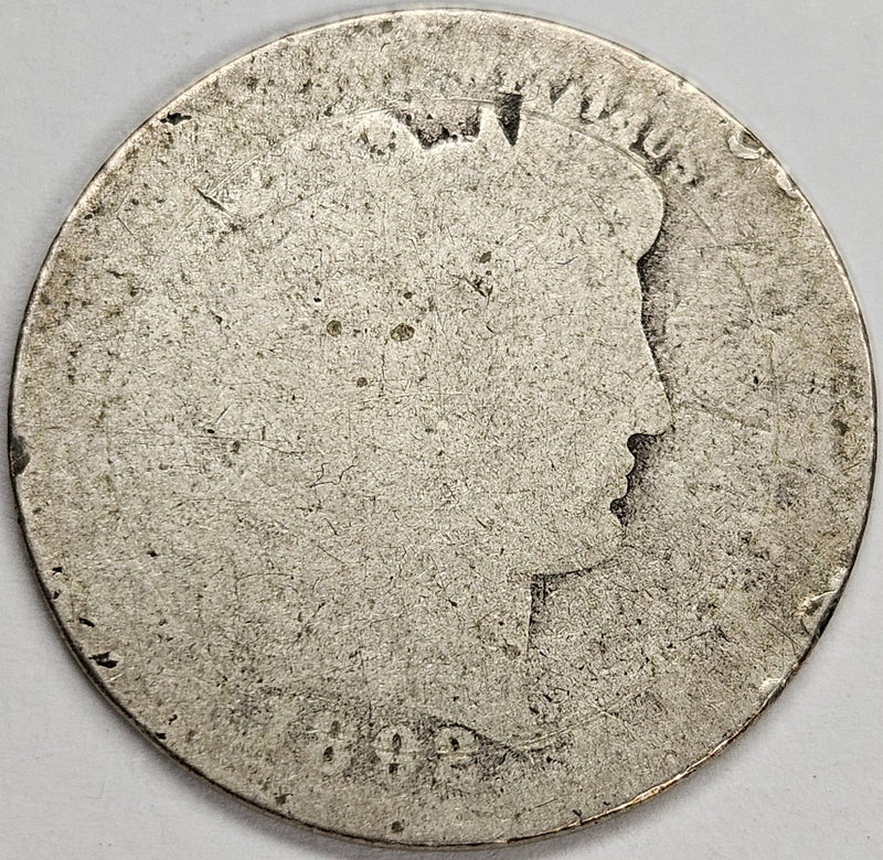 1898 Barber Quarter Poor